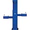 Global Industrial Outdoor Bottle Filling Station & Bi-Level Drinking Fountain, Blue Powder Coat 761220BL - alternate 2